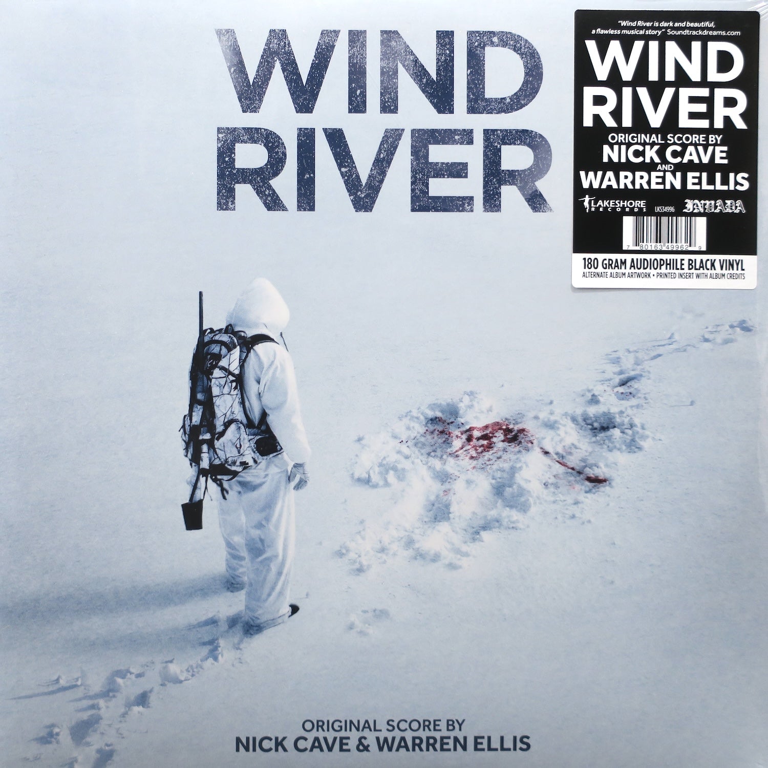 WIND RIVER Original Motion Picture Soundtrack by Nick Cave & Warren Ellis - 180g Vinyl LP Record - Perfect for Movie Night & Vinyl Collectors