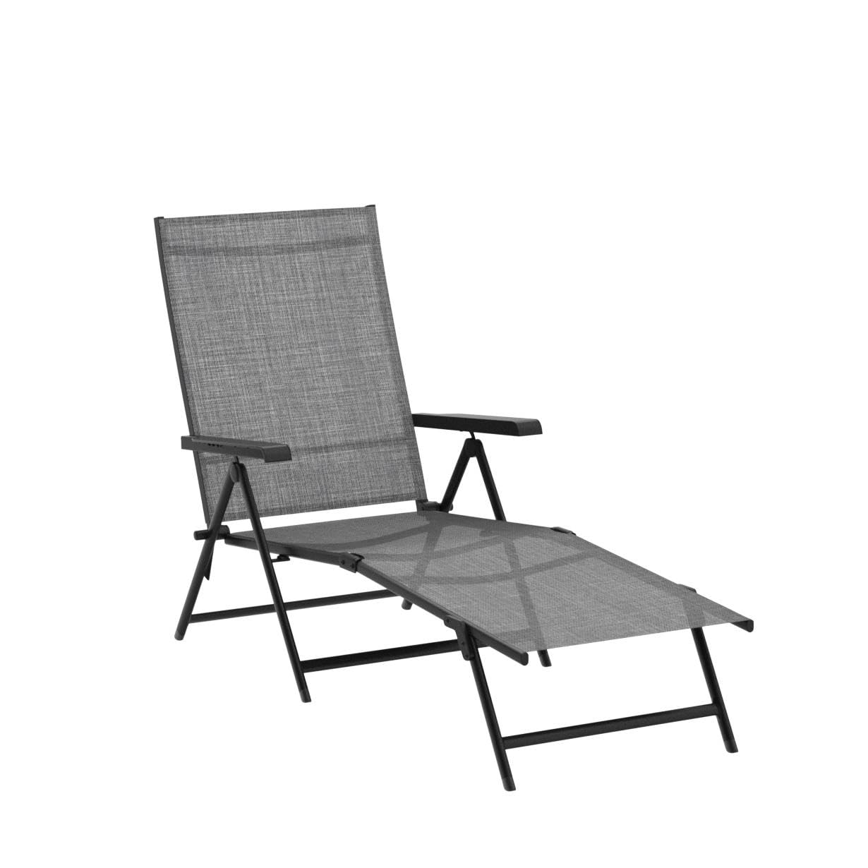 **FDW Adjustable Reclining Patio Lounge Chairs Set of 2 - Outdoor Chaise Lounges for Pool, Beach, Backyard & Garden - Lightweight & Foldable for Easy Storage**    *(Perfect for Sunbathing, Relaxing by the Pool, or Lounging in Your Backyard Oasis!)*