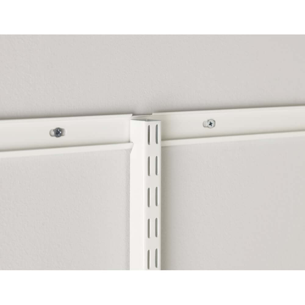 Elfa Top Track 49.1 Inches White - Premium Closet Organizer System for Bedroom, Wardrobe & Storage Solutions