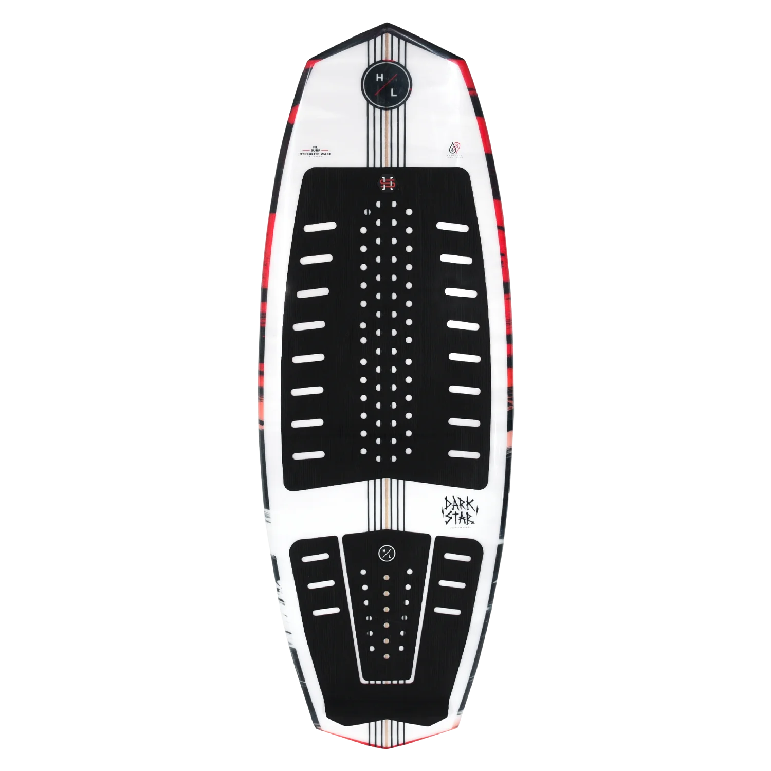 Hyperlite Darkstar Wakesurf Board 2025 - Premium Performance Wakesurf Board for Men & Women - Lightweight & Durable Design for Smooth Rides - Perfect for Lakes, Oceans & Water Sports Enthusiasts