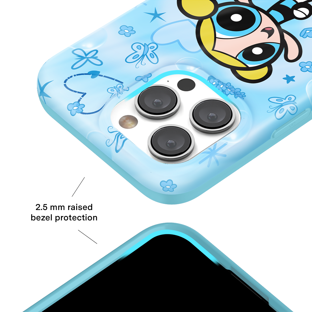 The Powerpuff Girls Bubbles iPhone Case - Cute Cartoon Character Phone Cover for iPhone 13/12/11/XR - Perfect for Kids, Teens & Fans - Great for School, Work & Everyday Use