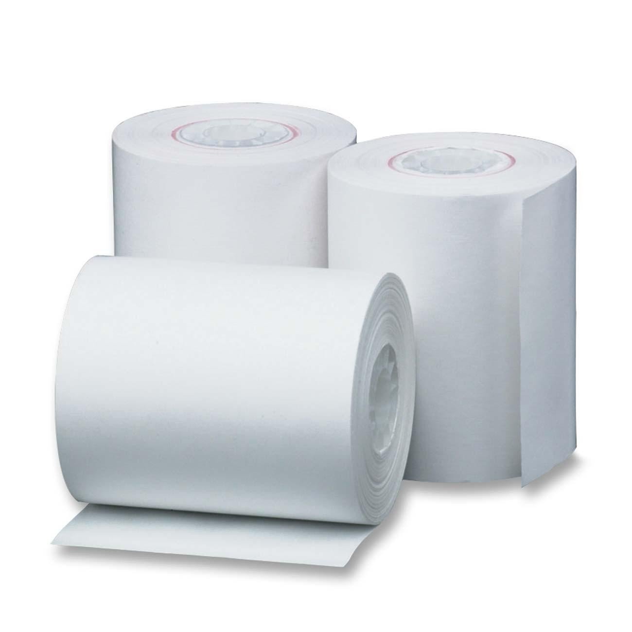 2.2 x 85 Feet 1-Ply Thermal Paper Rolls - 3 Rolls per Box for Receipt Printing, POS Systems & Cash Registers | Compatible with Most Thermal Printers