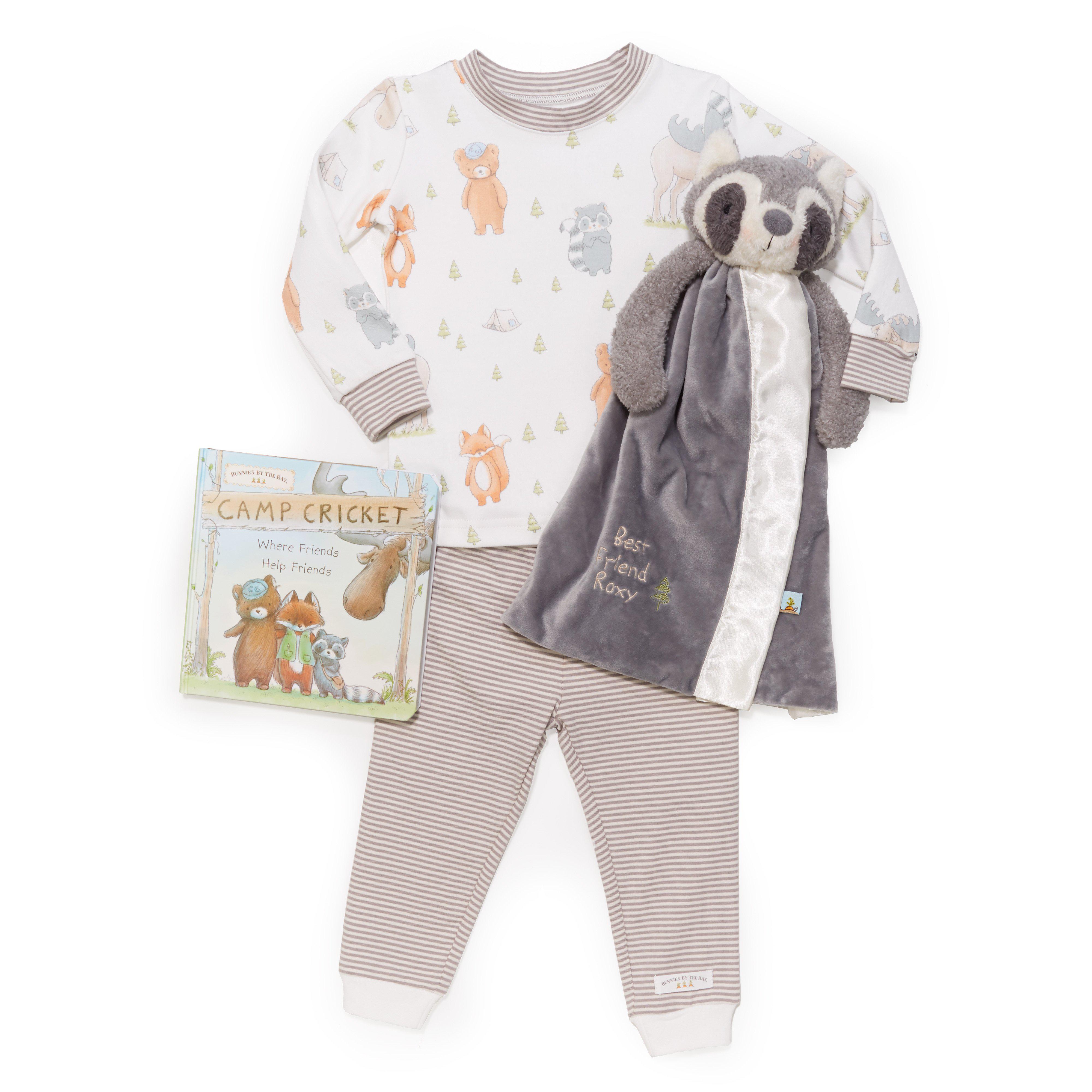 Roxy Raccoon Sleepytime Toddler Gift Set - Soft Plush Toy & Blanket for Baby Girls & Boys | Perfect for Bedtime, Nursery Decor & First Birthday Gifts
