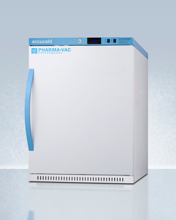 Accucold 6 Cu.Ft. Medical Vaccine Refrigerator with ADA Compliant Height - ARS62PVBIADA | Perfect for Clinics, Pharmacies & Vaccine Storage Facilities