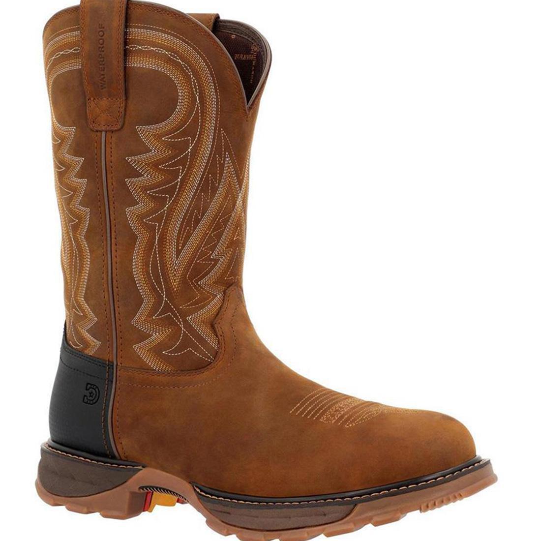 Maverick XP Steel Toe Waterproof Western Work Boots for Men - Coyote Brown - Durable Safety Shoes for Construction, Ranch & Outdoor Work