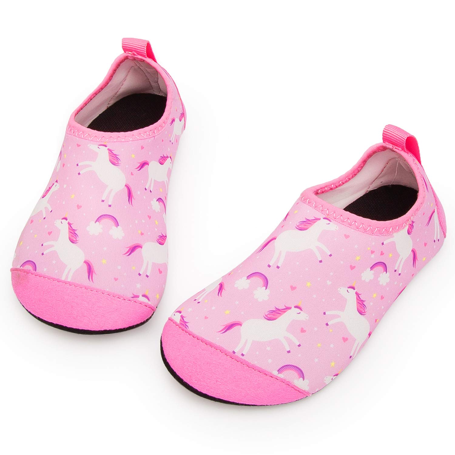 CROVA Toddler Kids Water Shoes - Quick Dry Barefoot Beach Shoes for Boys & Girls - Non-Slip Swim Socks for Pool, Beach, and Water Play