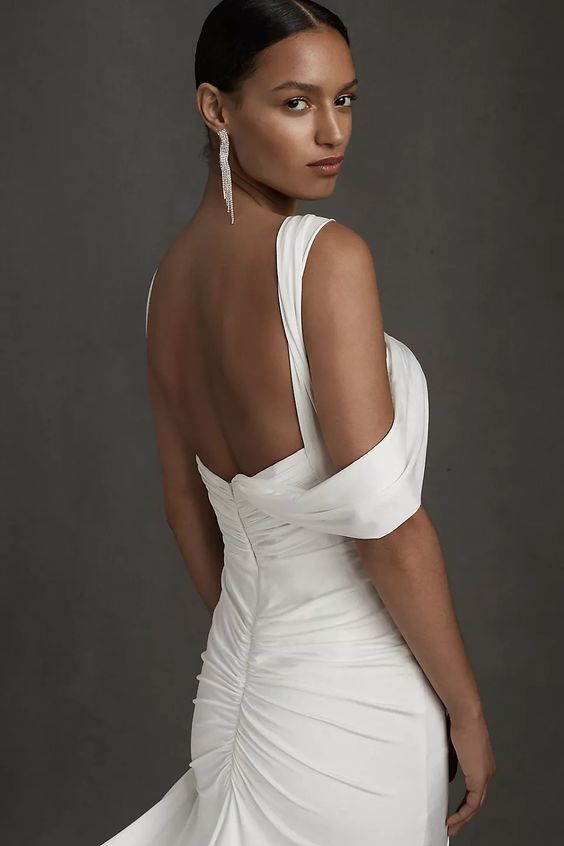 BHLDN Rish Cleo Wedding Gown - Elegant Lace Bridal Dress for Boho & Beach Weddings - Perfect for Outdoor & Destination Ceremonies