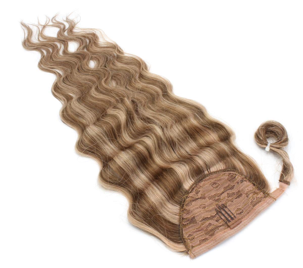 HOTstyle Clip-in Human Hair Ponytail Wrap Hair Extension 20