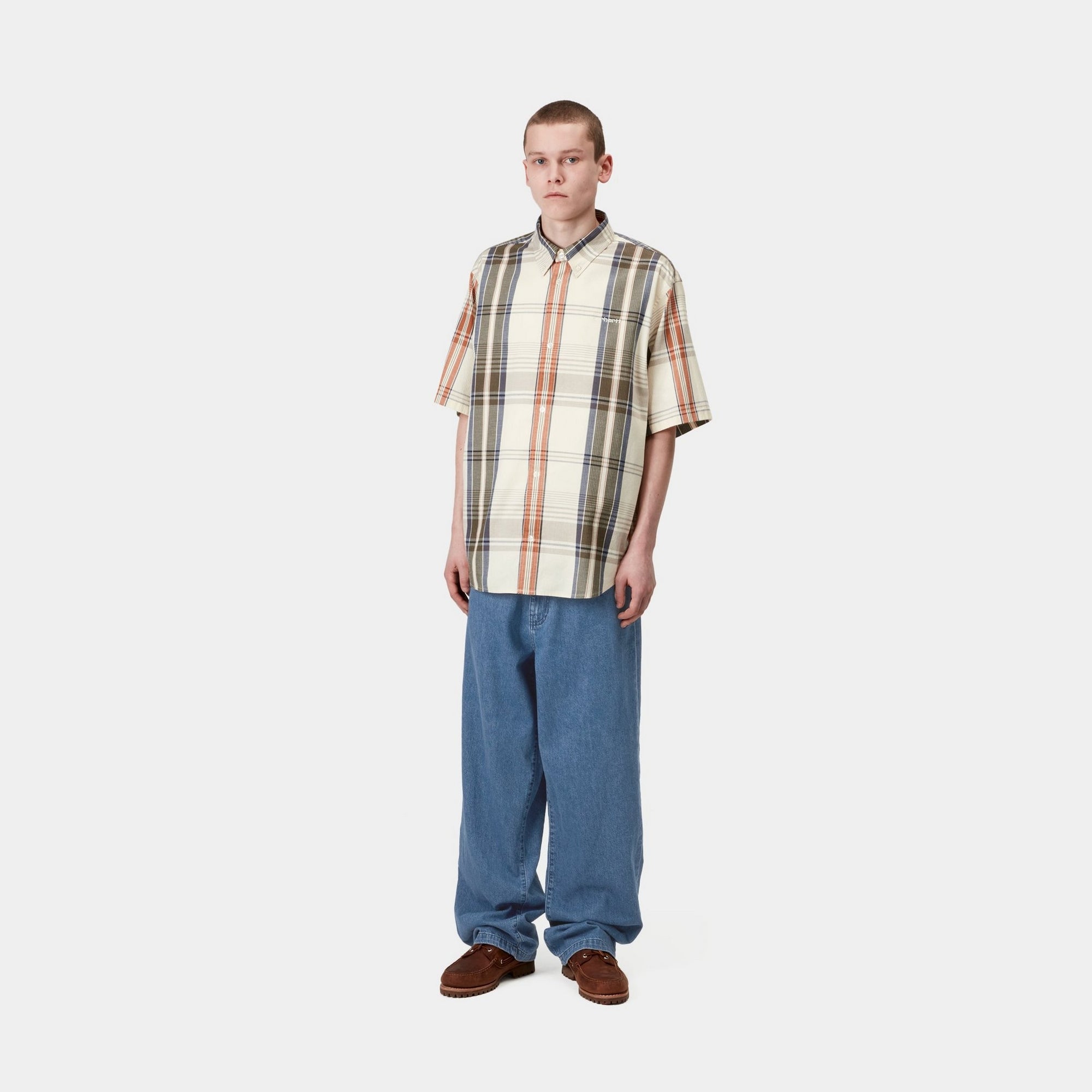 Lucas Men's Blue Stone Washed Denim Pants - Comfortable Casual Jeans for Everyday Wear, Work & Outdoor Activities