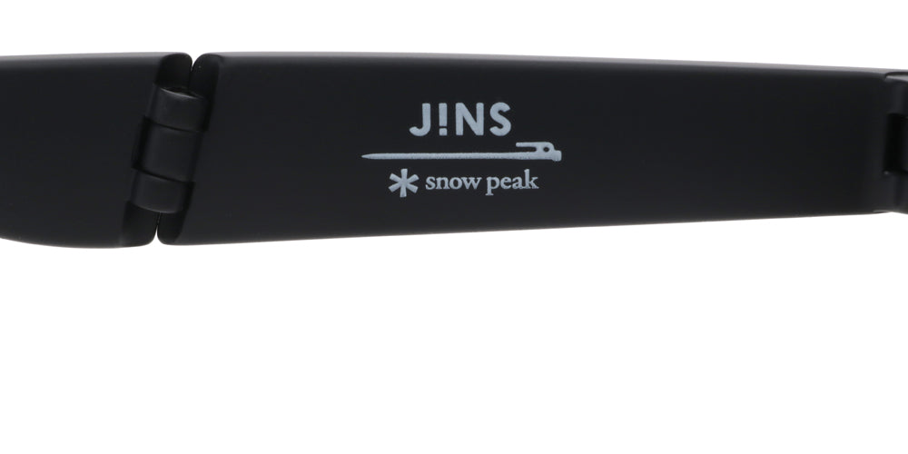 JINS x Snow Peak Folding Sunglasses U143 - Lightweight Polarized UV Protection Sunglasses for Outdoor Activities, Hiking, and Travel