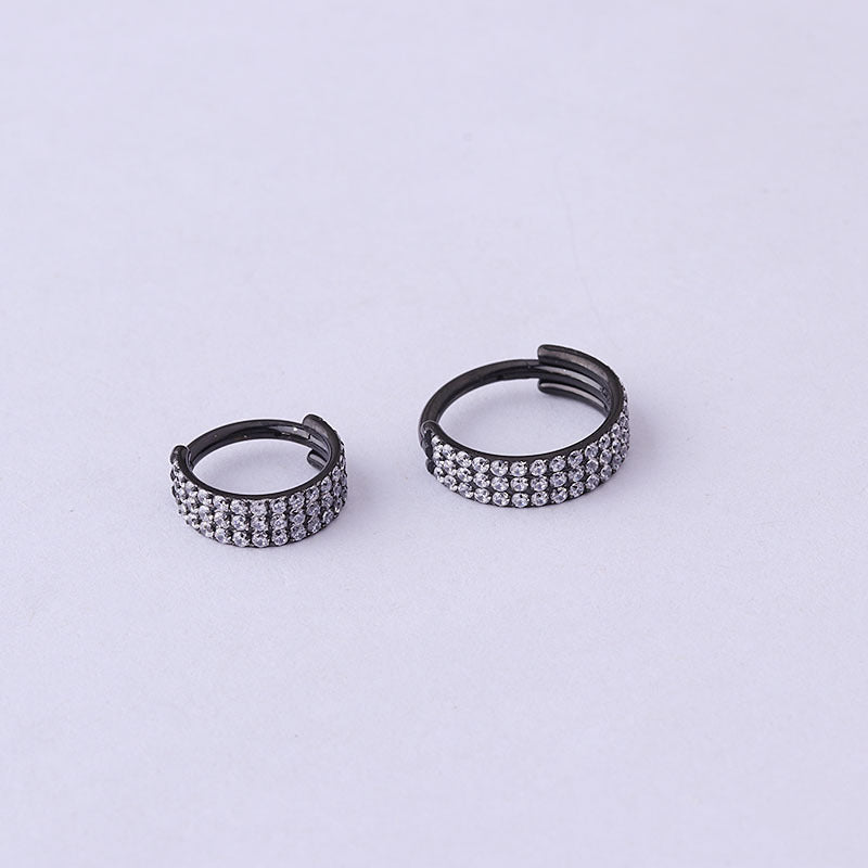 16G Surgical Steel Hypoallergenic Thick Clicker Nose Ring for Sensitive Skin | Comfortable Nose Hoop Piercing Jewelry for Everyday Wear & Special Occasions | HSPJ709