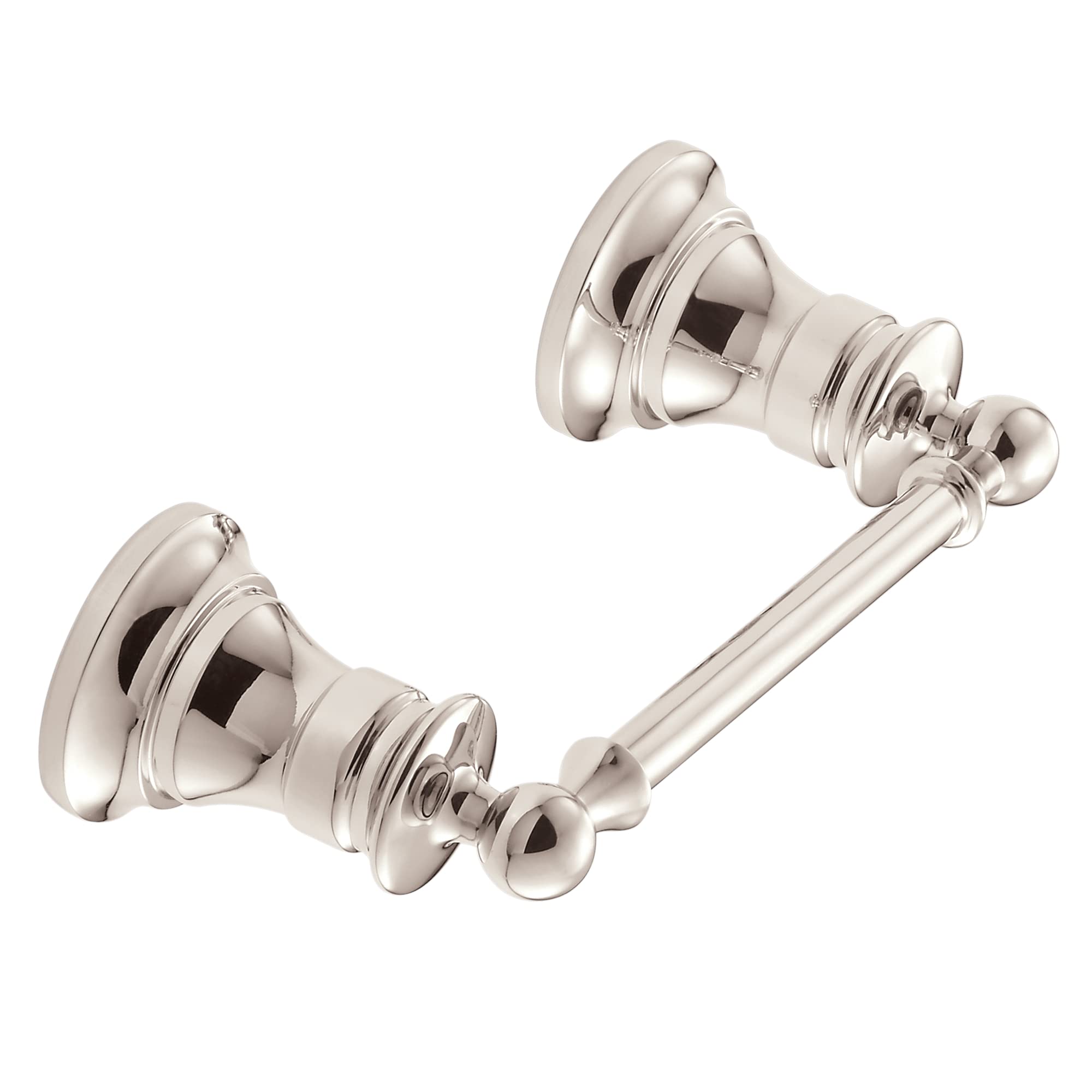 Moen YB9808NL Waterhill Pivoting Toilet Paper Holder, Polished Nickel - Modern Bathroom Tissue Roll Dispenser for Home & Commercial Use