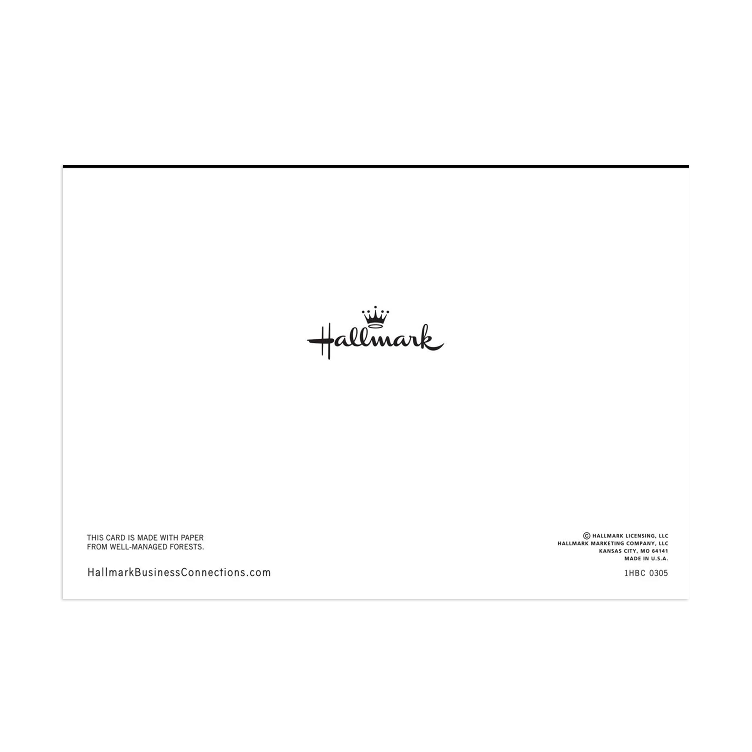 Hallmark Business Bulk 100 Pack Thank You Cards for Employees (You're a Big Part) - 5 x 7 Inch Blank Inside Greeting Cards with Envelopes - Perfect for Employee Appreciation, Corporate Gifts & Office Recognition