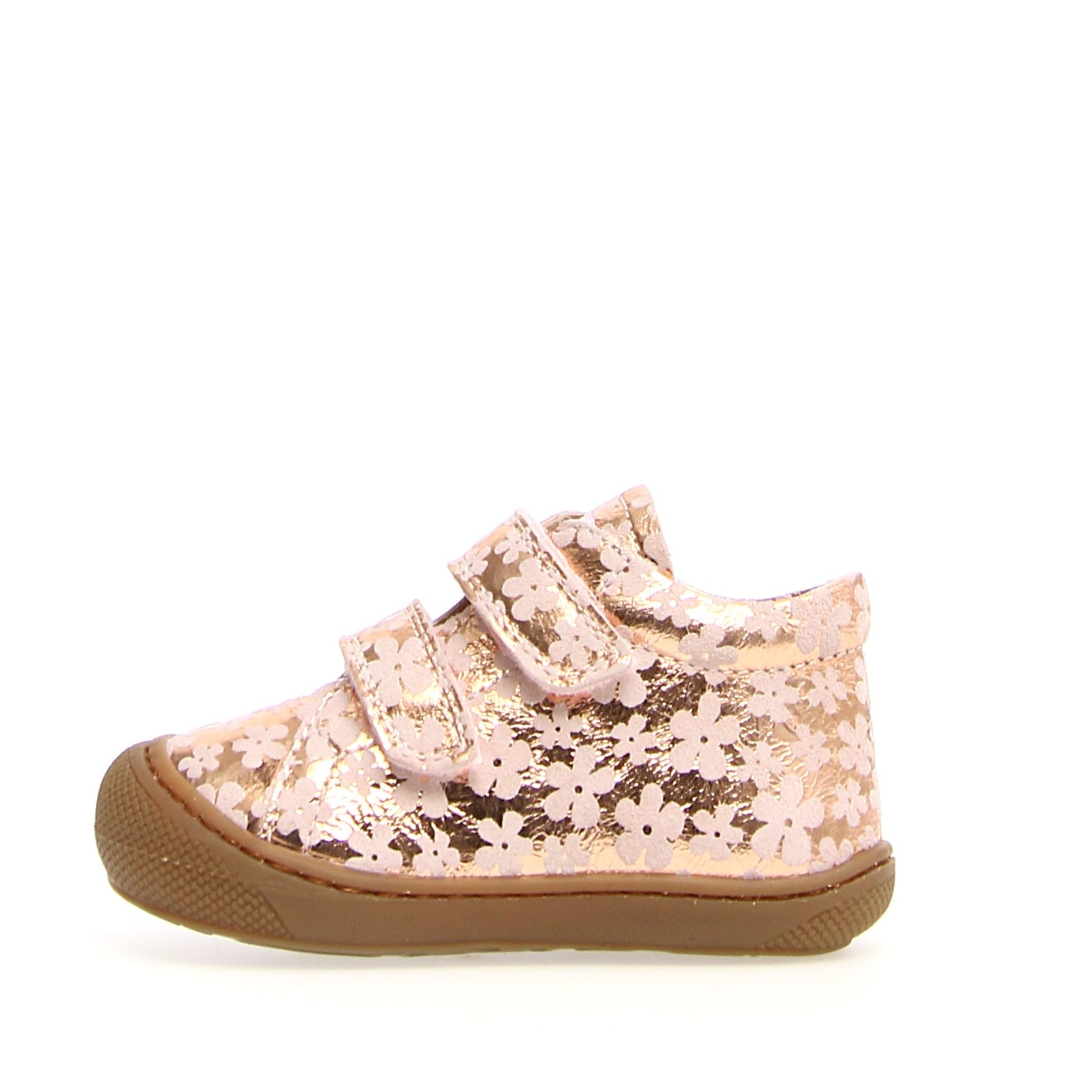 Naturino Girl's Cocoon VL Suede Astri Met Sneakers - Pink | Comfortable Kids Shoes for School, Play & Everyday Wear