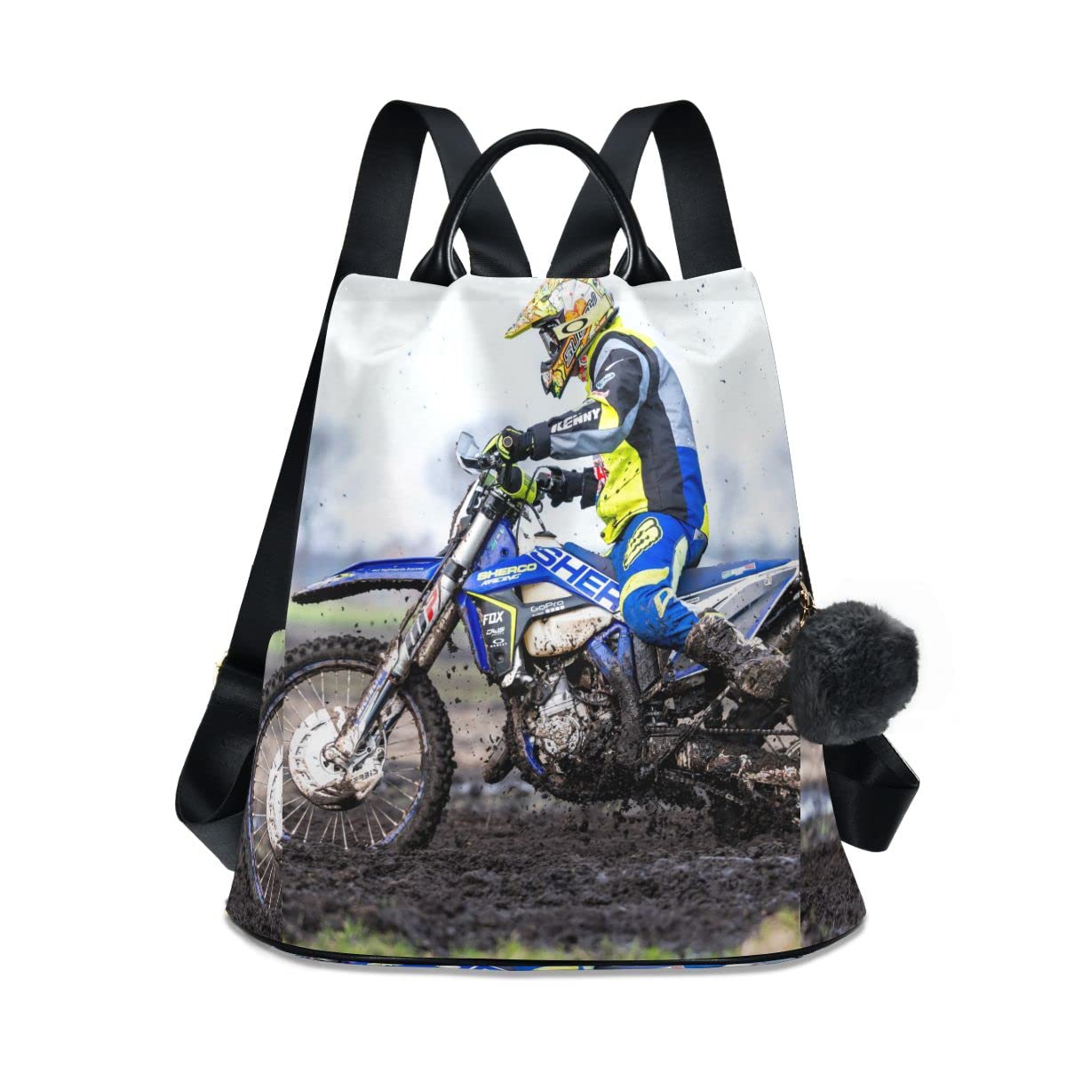 Glaphy Women's Anti-Theft Motocross Sports Motorcycle Backpack - Stylish Shoulder Bag for Biking, Travel & Outdoor Adventures