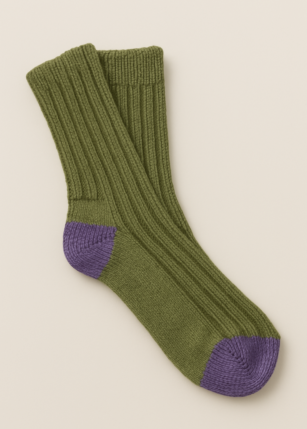 Premium Green Irish Merino Wool Socks for Women - Soft, Warm & Breathable Winter Hiking Socks for Outdoor Activities & Cold Weather Comfort