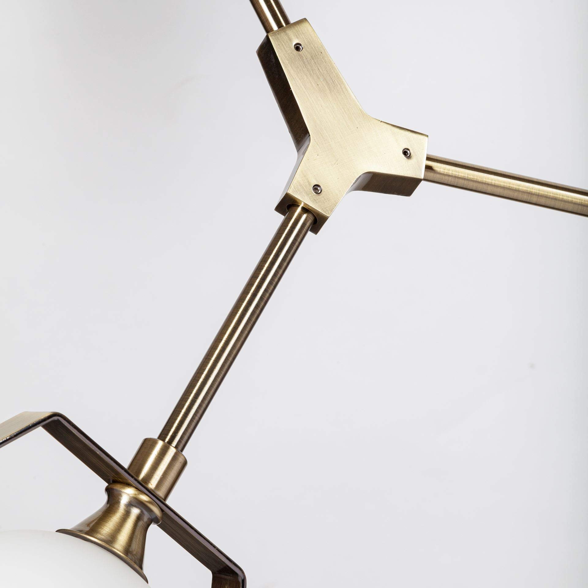 Mercana Furniture & Decor 68591-Desousa II Gold Chandelier - Modern Ceiling Light Fixture for Dining Room, Living Room & Bedroom Decor