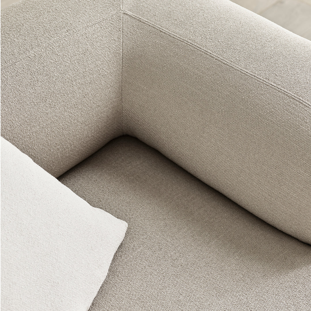 Angle 3-Seater Corner Sofa with Large Chaise - Modern L-Shaped Sectional Couch for Living Room, Lounge & Family Room
