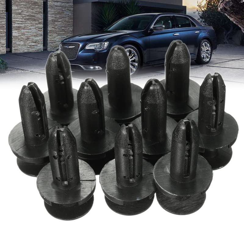 20-Pack Rear Bumper & Fender Push-Type Retainer Clips for Jeep Wrangler, Cherokee, Grand Cherokee - Perfect for Off-Roading, Auto Repair & DIY Replacement