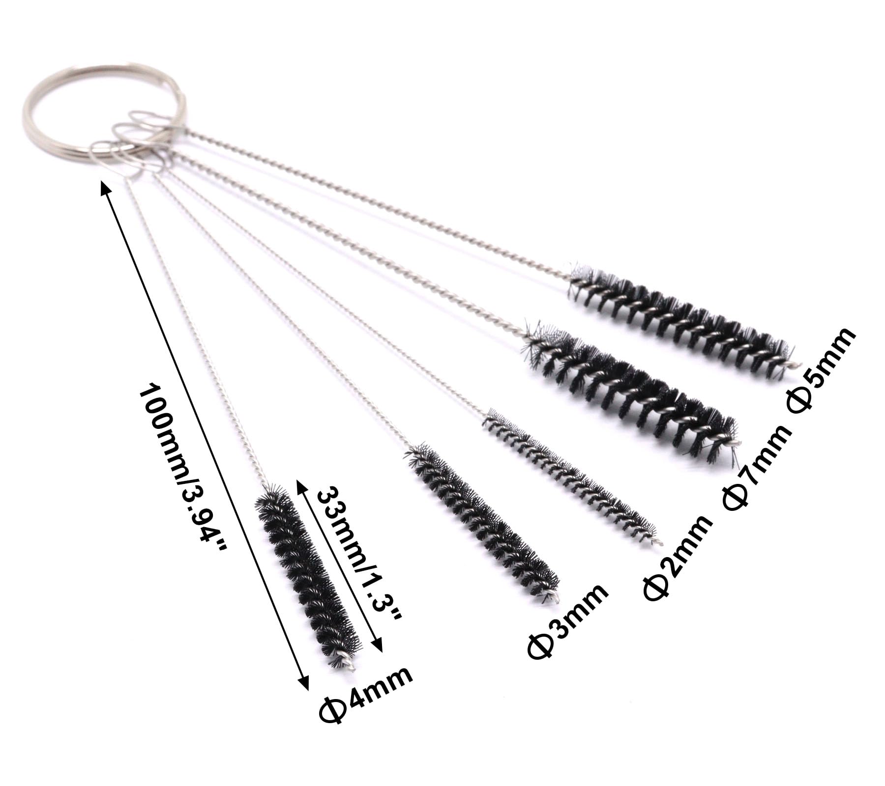 **Carburetor Cleaning Kit - 4-Piece Torch Tip Cleaner Set with 39 Stainless Steel Wires, 15 Nylon Brushes & 30 Needles - Welding Tip Cleaner for Motorcycle, ATV & Spray Guns - Perfect for DIY Auto Repair & Maintenance**