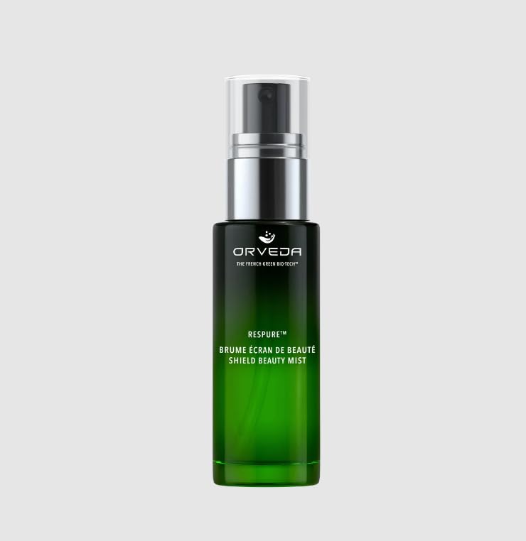 RESPURE SHIELD BEAUTY MIST - 0.97 Fl Oz Hydrating Facial Spray | Pack of 1 | Clear Formula for Refreshing Skin | Perfect for Travel, Gym & Daily Skincare Routine