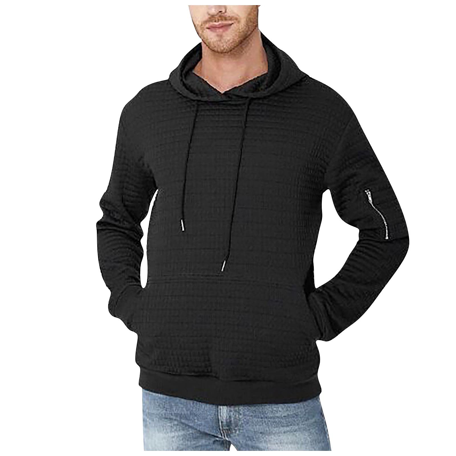 Trendy Men's Hoodie - Casual Long Sleeve Sweatshirt, Tracksuit Jacket & Warm Sweater Top | Perfect for Streetwear, Gym, and Everyday Comfort
