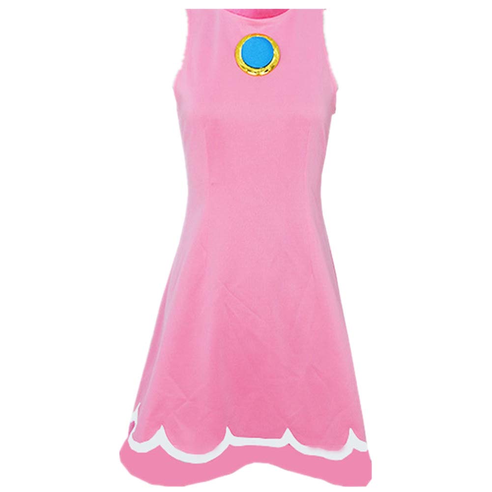 Super Mario Princess Peach & Rosalina Cosplay Costume - Game Character Outfit for Halloween, Cosplay Events & Tennis Themed Parties