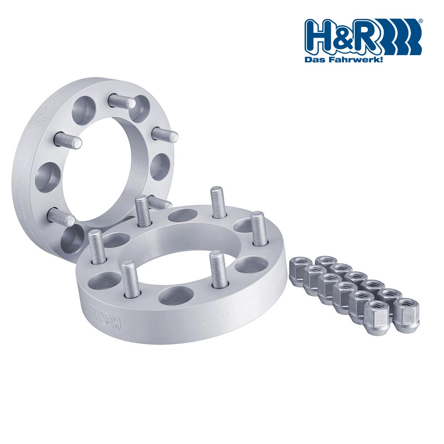 H&R Wheel Spacers 7065716 2x35mm 5x114.3 - Compatible with Chrysler Dodge Cherokee, Jeep Cherokee, Jeep Wrangler, Nitro - Enhance Stance & Performance for Off-Road & Street Driving