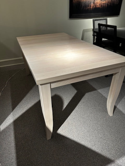 Solid Wood Dining Table - Canadian Hardwood, Floor Model Sale - Perfect for Dining Rooms, Kitchens & Open Concept Living Spaces