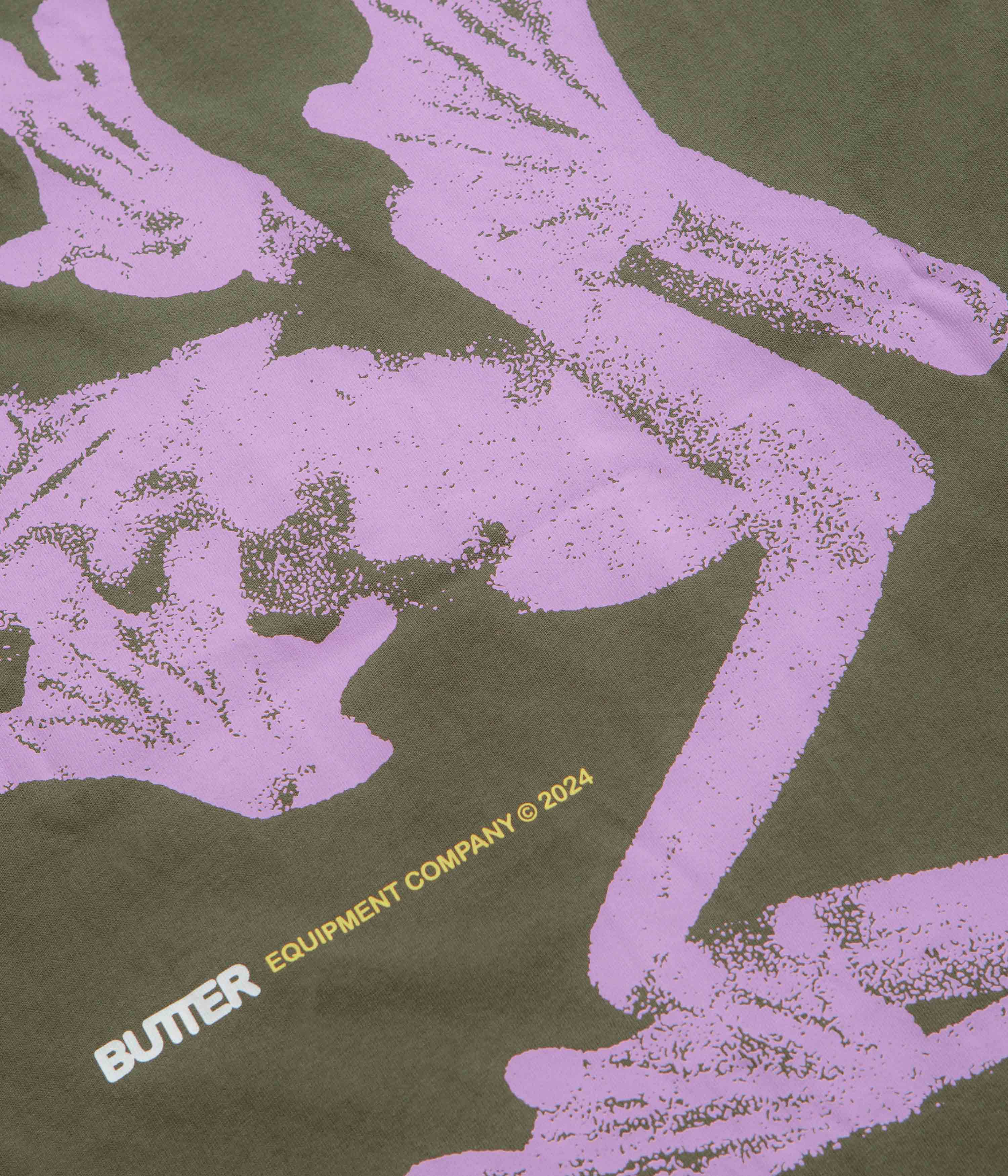 Butter Goods Amphibian Graphic T-Shirt - Army Green Casual Streetwear Tee for Men | Perfect for Outdoor Adventures & Urban Style