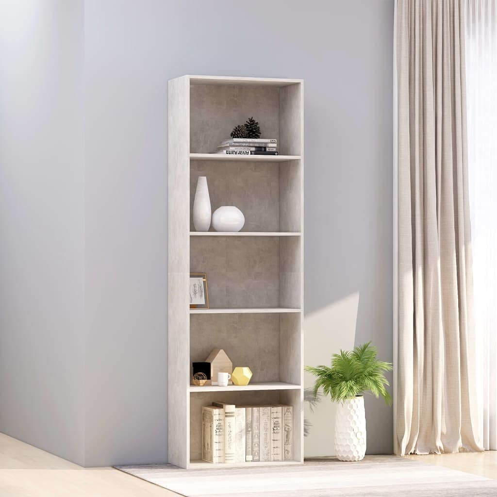 5-Tier Display Storage Cabinet for Home & Office - 23.6