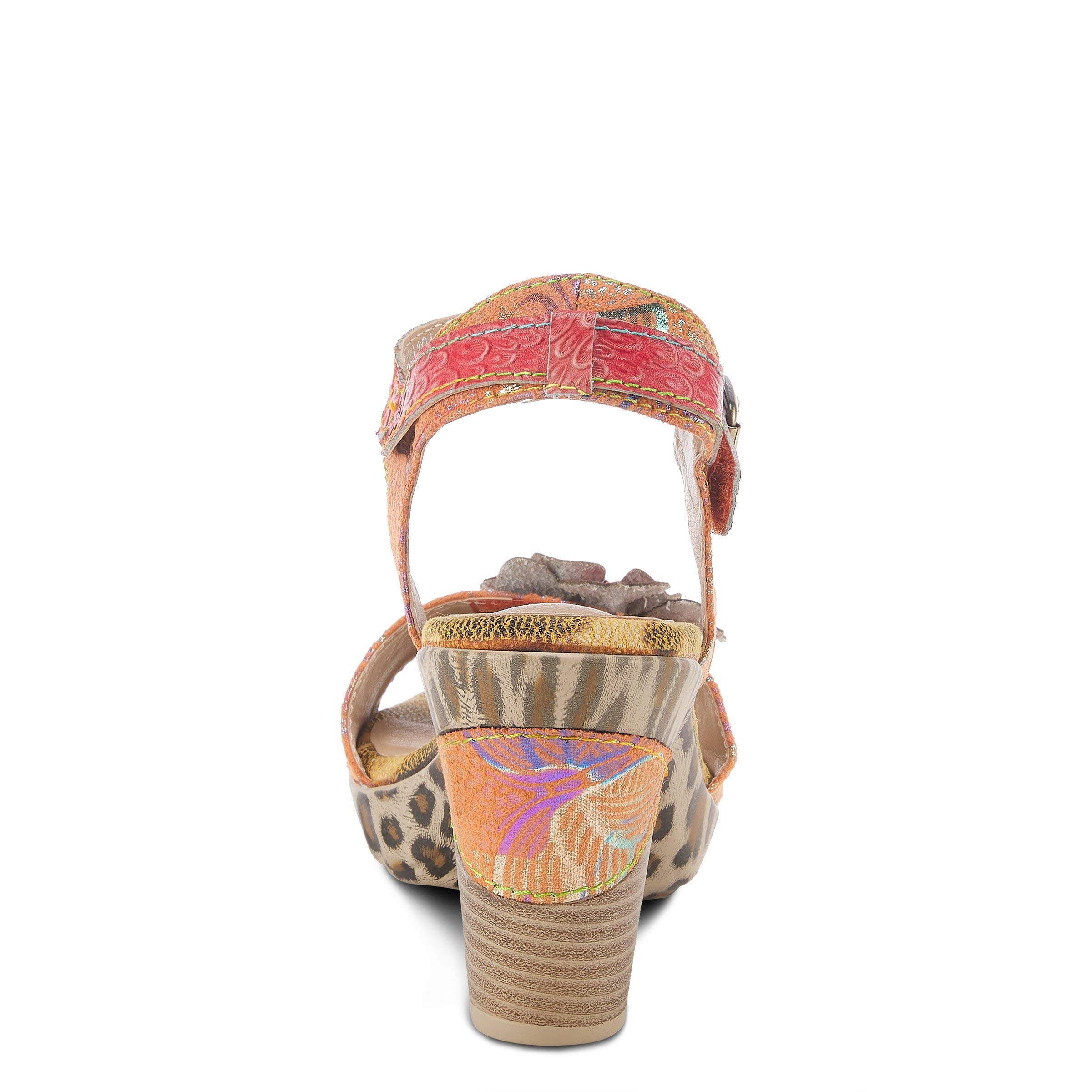 Spring Step L'Artiste Women's Wildcat Comfortable Leather Sandals with Arch Support - Perfect for Summer, Beach, and Casual Outings