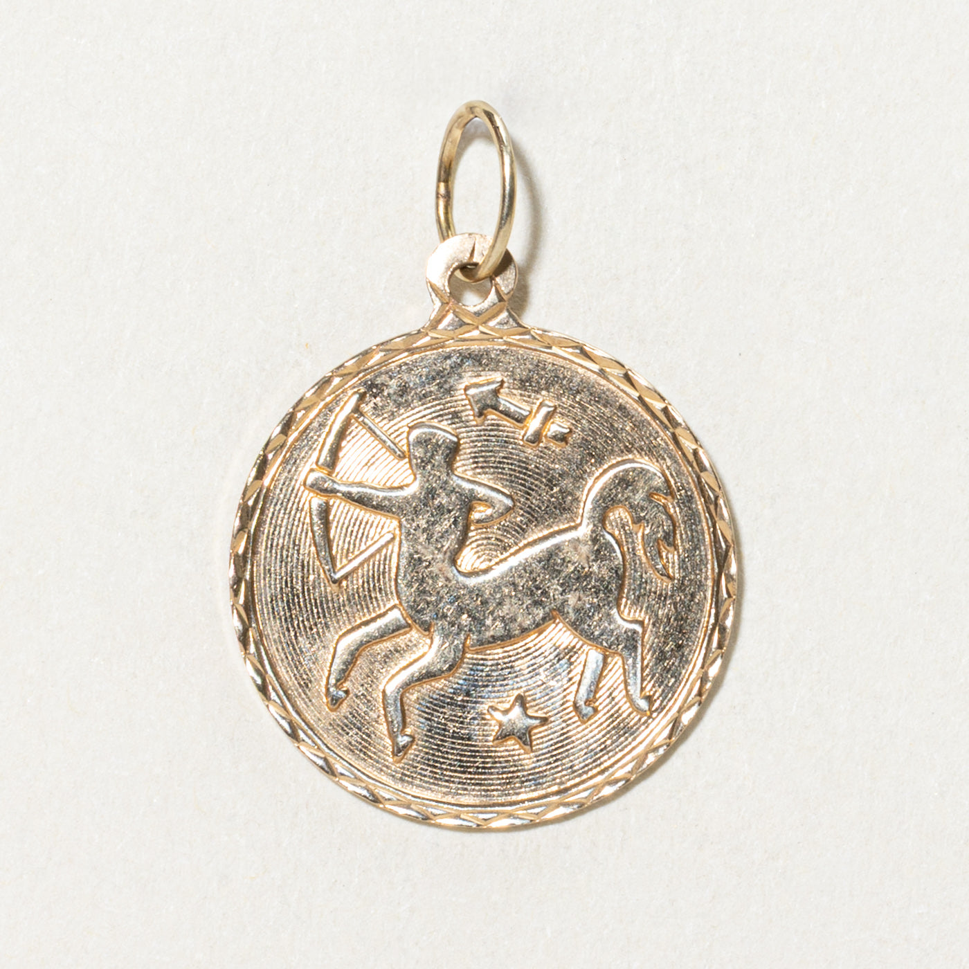 10K Yellow Gold Sagittarius Zodiac Pendant Necklace - Perfect Birthday Gift for Sagittarius Women & Men, Ideal for Everyday Wear & Special Occasions
