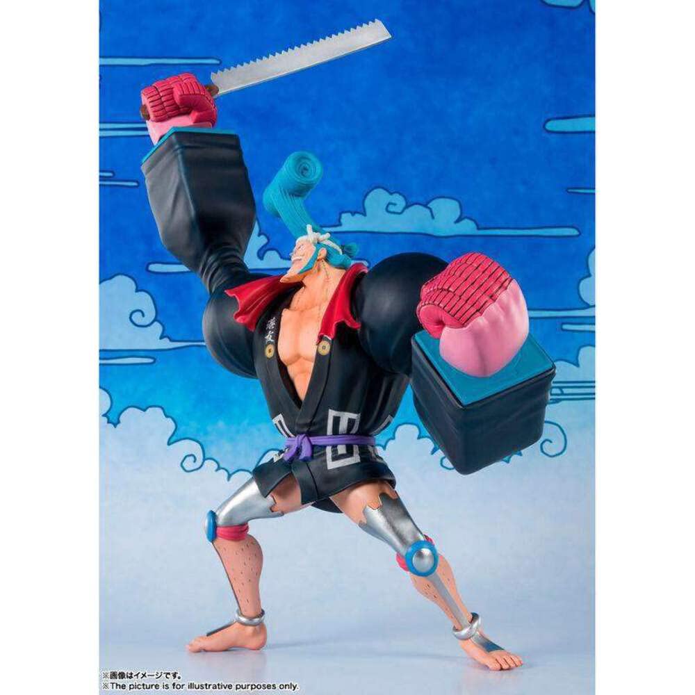 Bandai Spirits Figuarts Zero One Piece Franky Franosuke Action Figure - Anime Collectible for Fans, Display & Home Decor