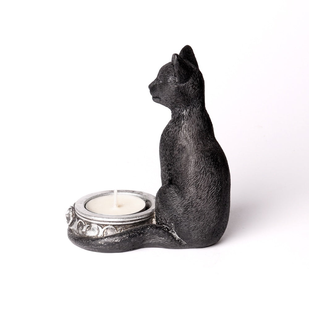 Stylish Black Cat Candle Holder for Halloween Decor - Perfect for Home, Party & Gothic Decorations