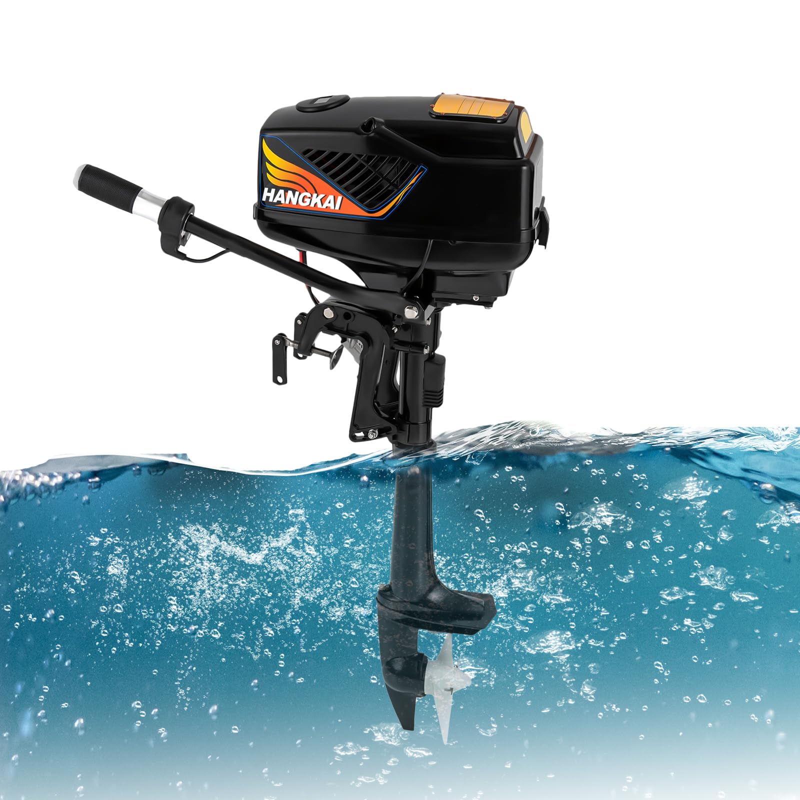 48V 1200W Electric Outboard Motor - Water Cooling Boat Engine for Fishing & Outdoor Adventures