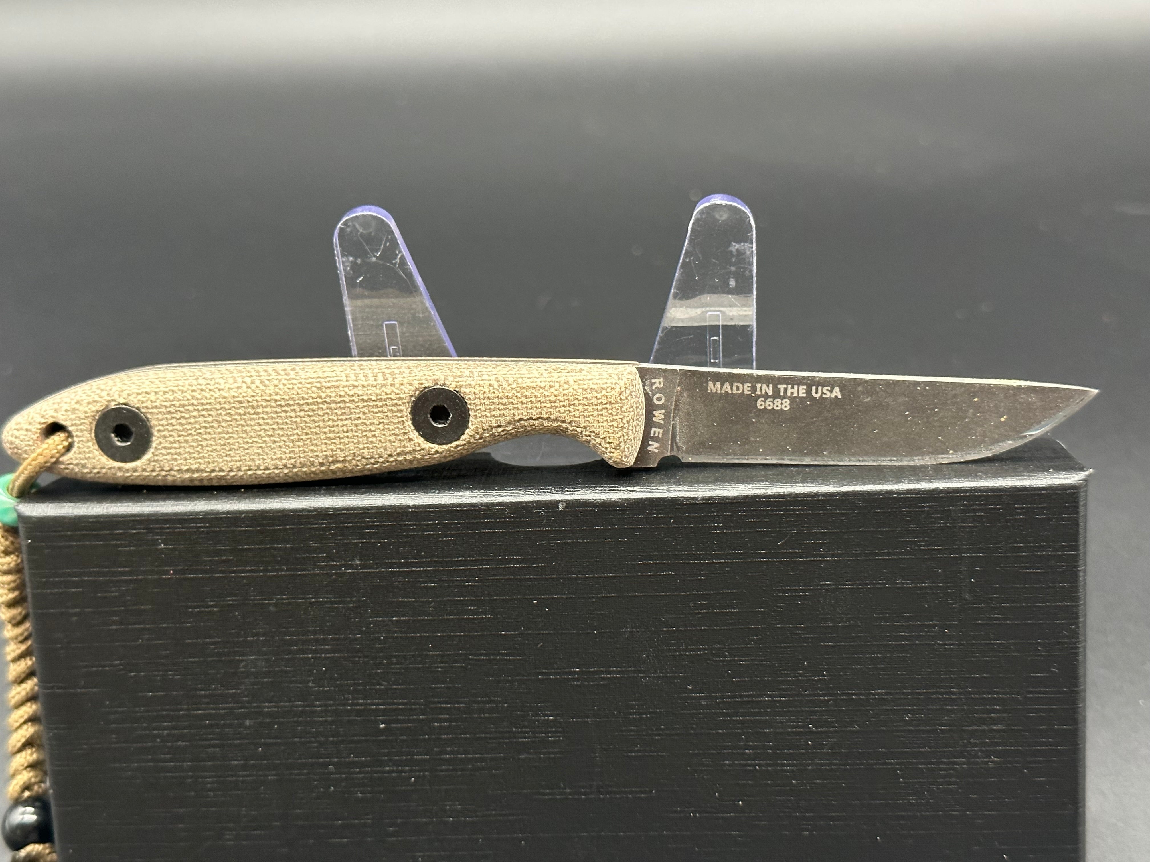 ESEE Camp Lore CR2.5 Bushcraft Knife - High Carbon Steel Fixed Blade Survival Knife for Outdoor Camping, Hunting & Bushcraft Activities