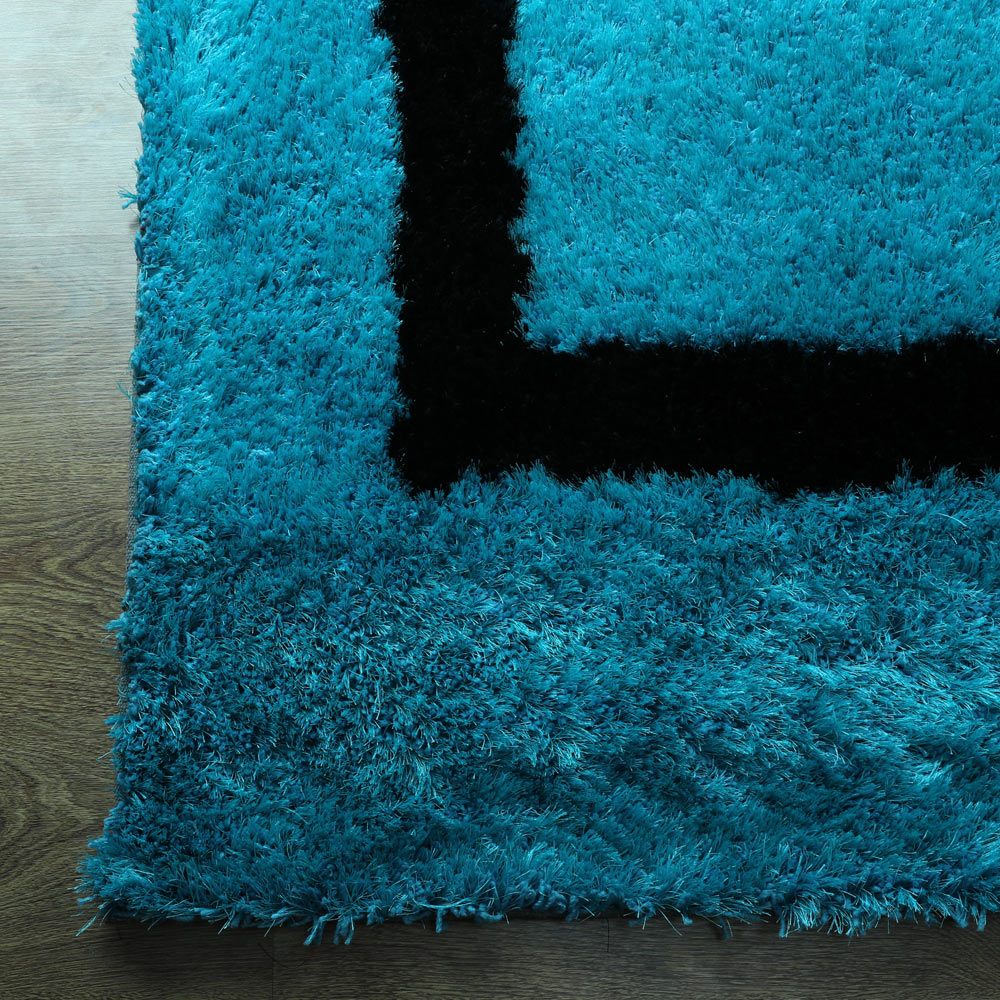 Spiral Hand Tufted Wool Area Rug - Soft Non-Slip Boho Chic Floor Carpet for Living Room, Bedroom, Nursery & Home Decor
