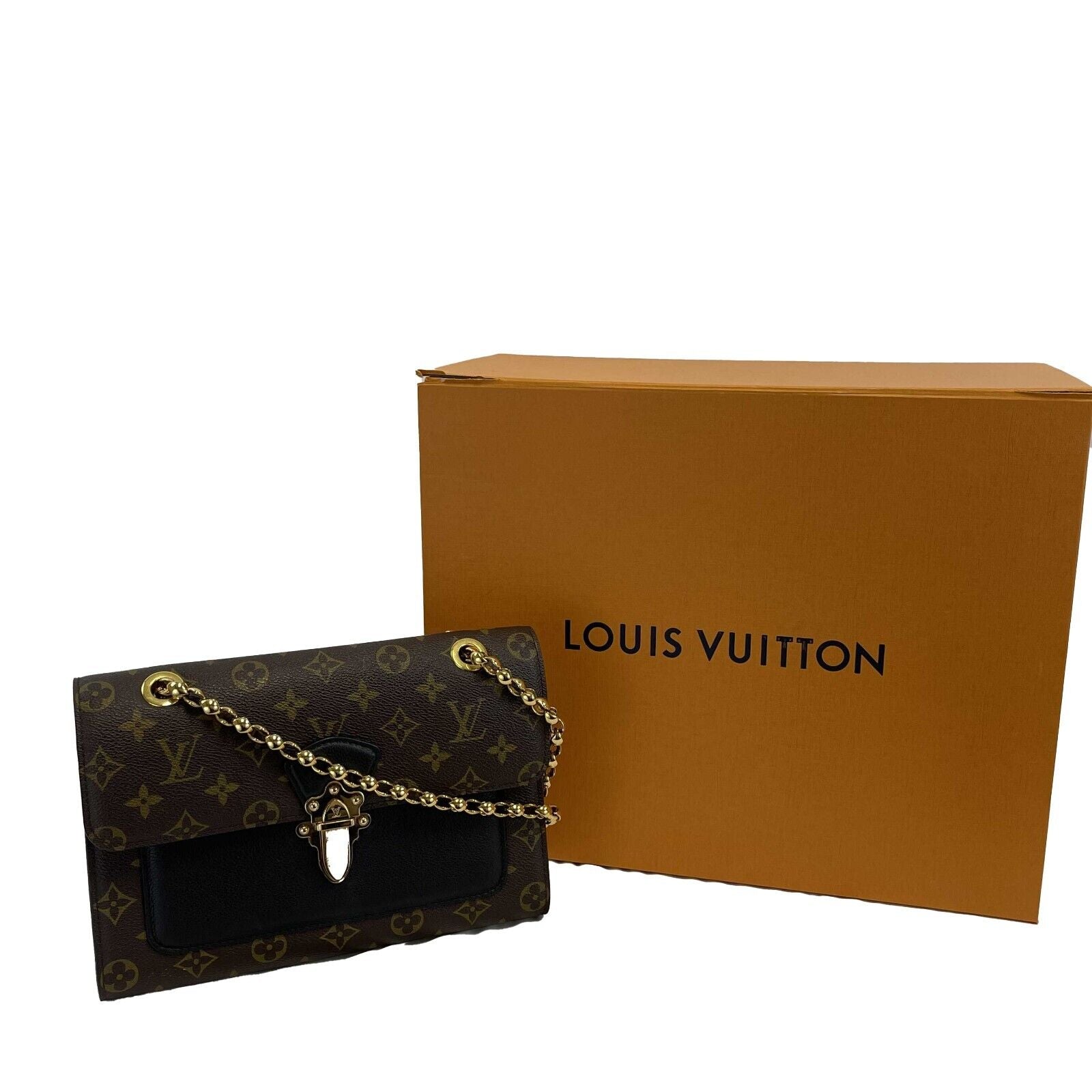 Louis Vuitton Victoire Monogram Canvas & Leather Shoulder Bag - Luxury Designer Handbag for Women, Perfect for Work, Travel & Everyday Use