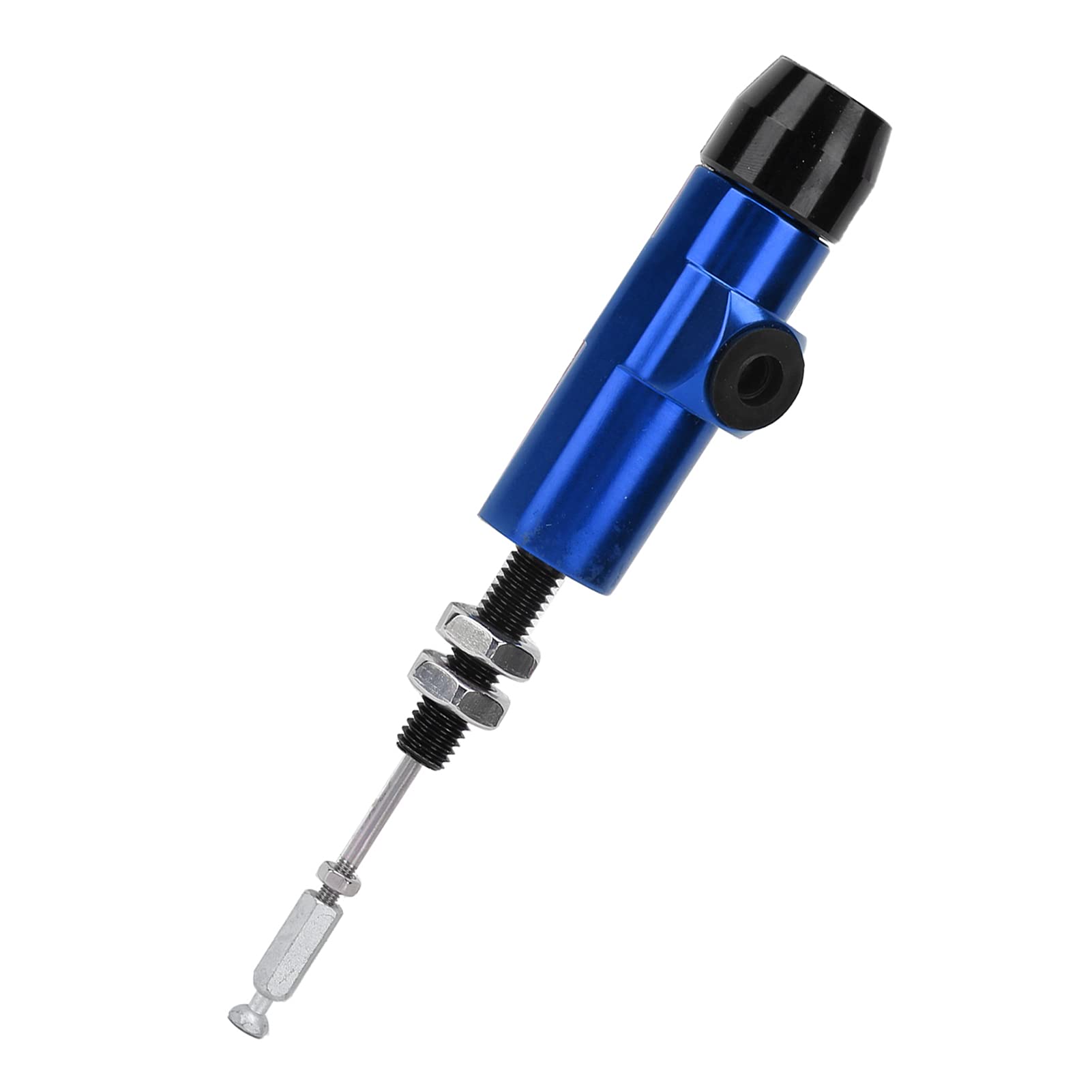 High-Performance Rod Pump with Hydraulic Brake - Universal Motorcycle & Bicycle Upgrade (Blue) - Ideal for Off-Road, Mountain Biking & Commuting