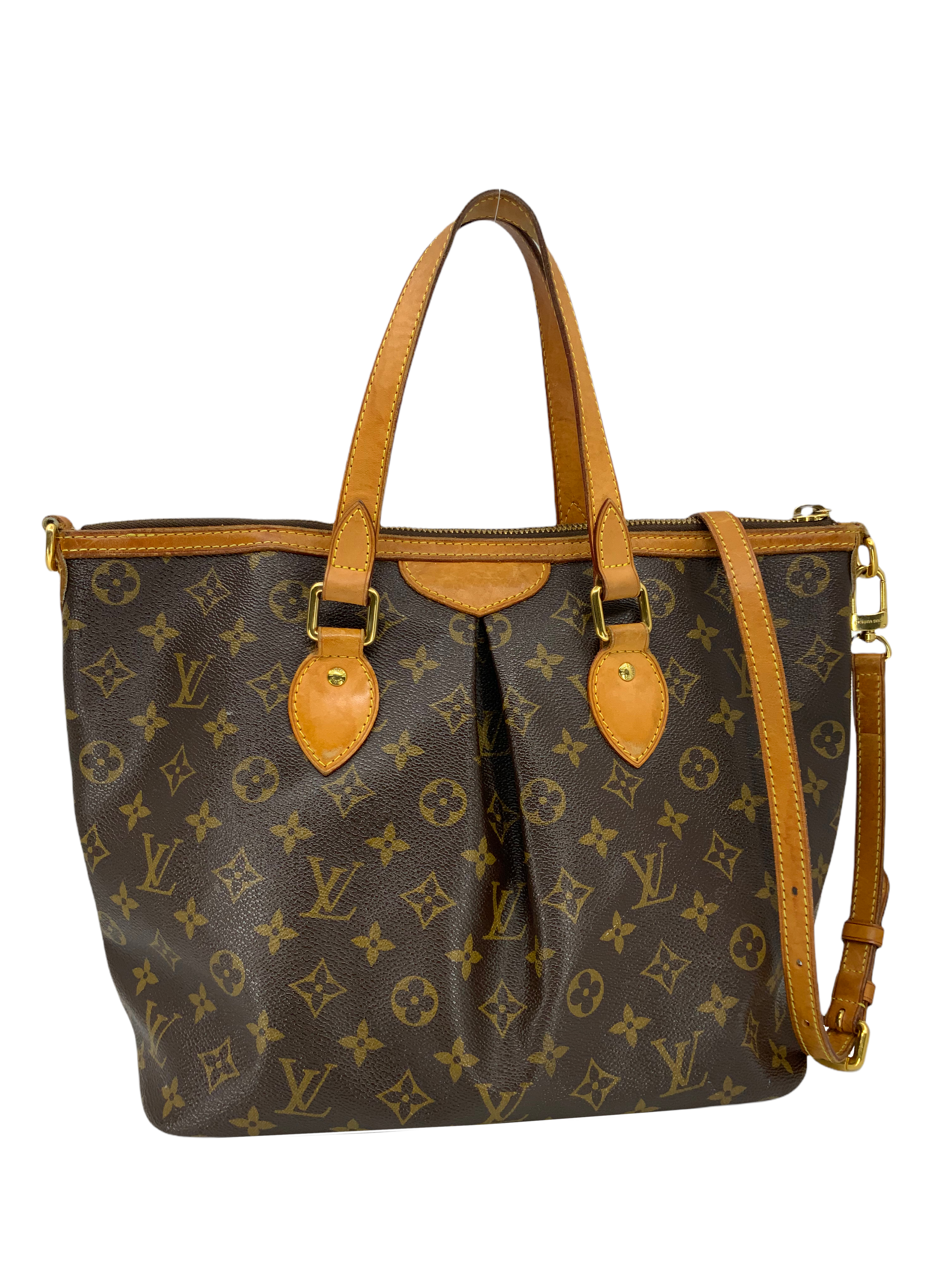 Authentic Louis Vuitton Monogram Canvas Palermo PM Handbag - Luxury Shoulder Bag for Women | Perfect for Work, Travel & Everyday Use