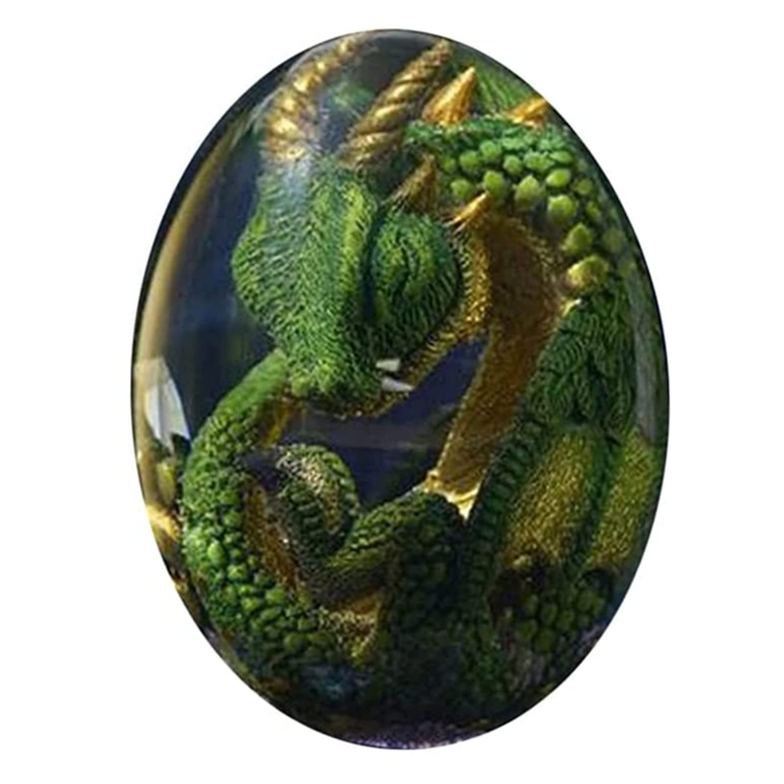 Premium Handmade Lava Dragon Egg Ornaments - Crystal Clear Resin Dragon Egg Sculptures, Unique Fire Dragon Collectibles & Exquisite Fantasy Gifts for Home Decor, D&D Gaming, and Fantasy Lovers
