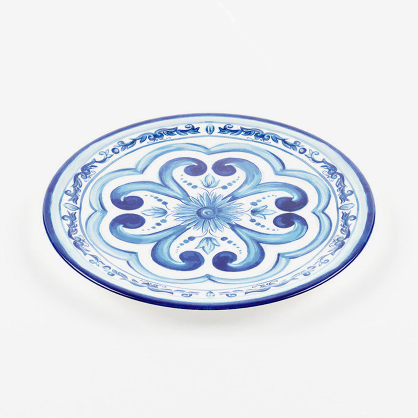 Guzzini Blues Plate - Premium Italian Dinnerware Set for Modern Dining | Elegant Ceramic Plates for Restaurants, Home Kitchen & Special Occasions