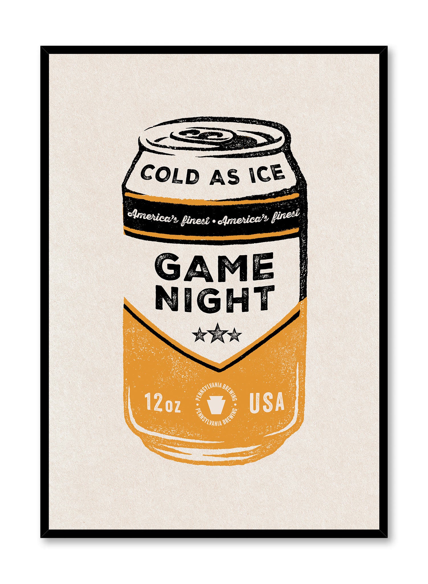 Pittsburgh Game Night Poster - Fun Board Game Party Decoration for Family & Friends Gatherings - Perfect for Home, Office, or Bar Events