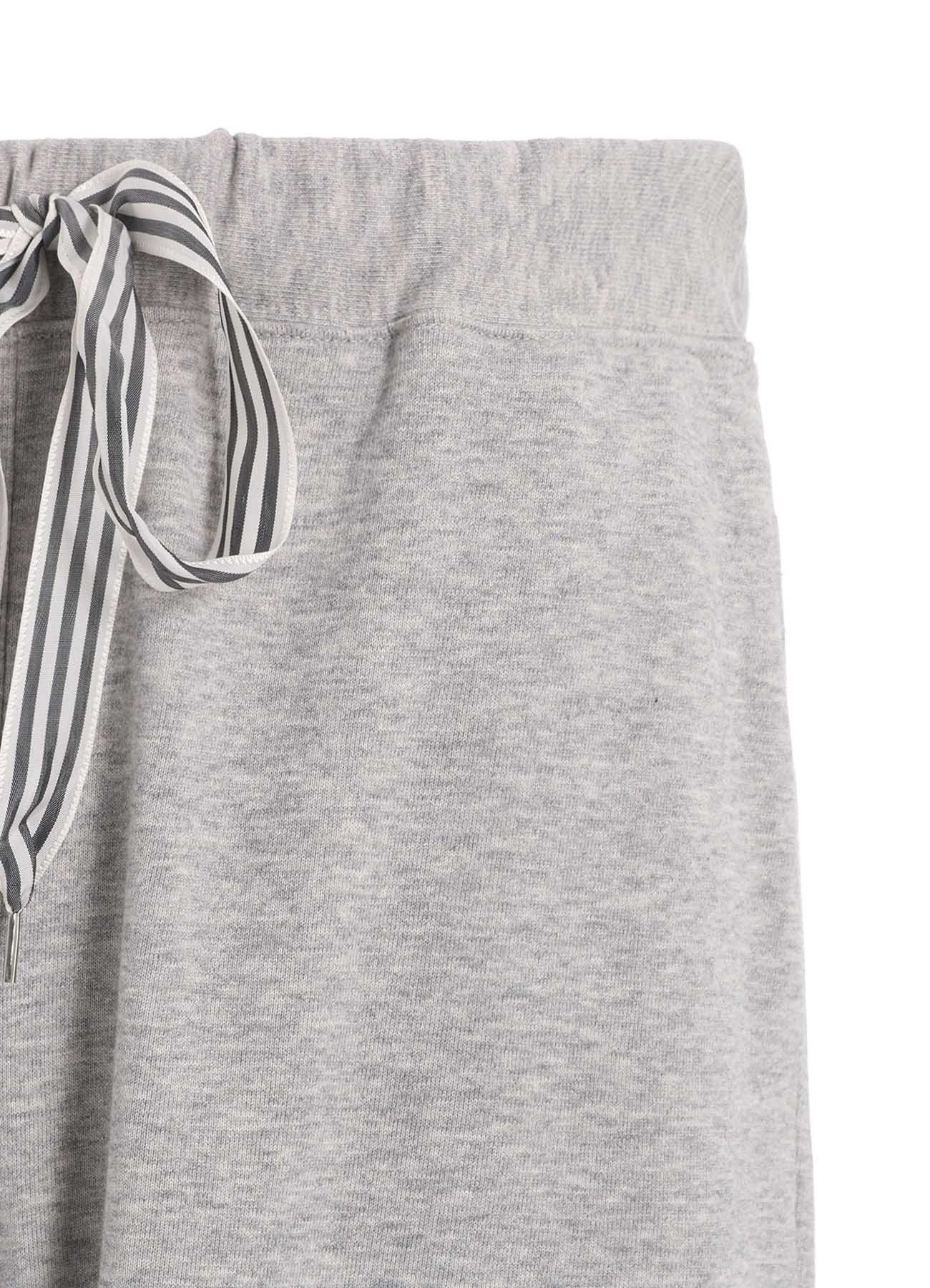 Soft Cotton Fleece Striped Ribbon Pants for Women - Cozy Lounge Pants & Sleepwear for Home Relaxation and Casual Outings