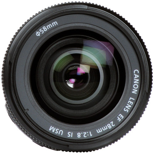 Canon EF 28mm f/2.8 IS USM Wide Angle Lens for DSLR Cameras - Perfect for Landscape, Street & Low Light Photography