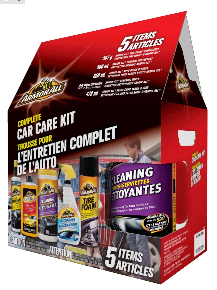 5-Piece Complete Car Care Kit - Interior & Exterior Cleaning Set for Cars, SUVs, Trucks | Wax, Polish, Wash & Protect | Perfect for Home Detailing & Auto Maintenance