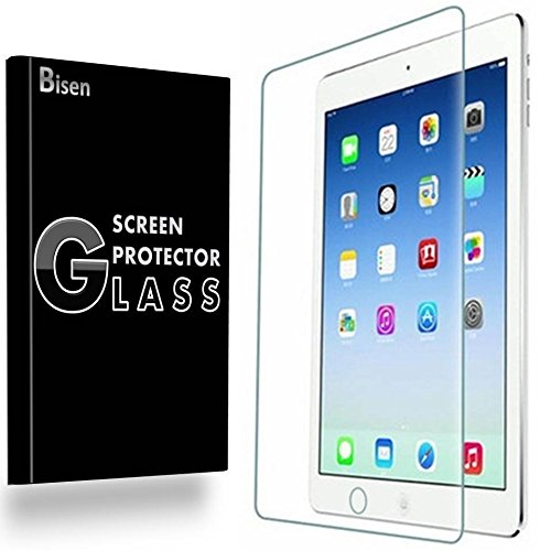 2-Pack BISEN Anti-Glare Matte Screen Protector for iPad Air 3 (2019) & iPad Pro 10.5 - Anti-Fingerprint, Anti-Scratch, Shatterproof Tempered Glass with Lifetime Protection - Perfect for Office, School & Travel Use