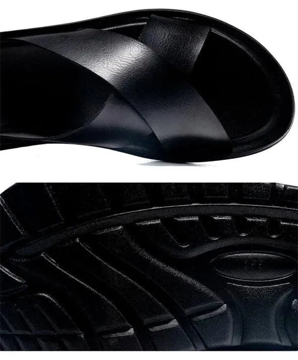 Premium Genuine Leather Walker Sandals for Men & Women - Comfortable & Durable Walking Shoes for Outdoor, Travel & Casual Wear