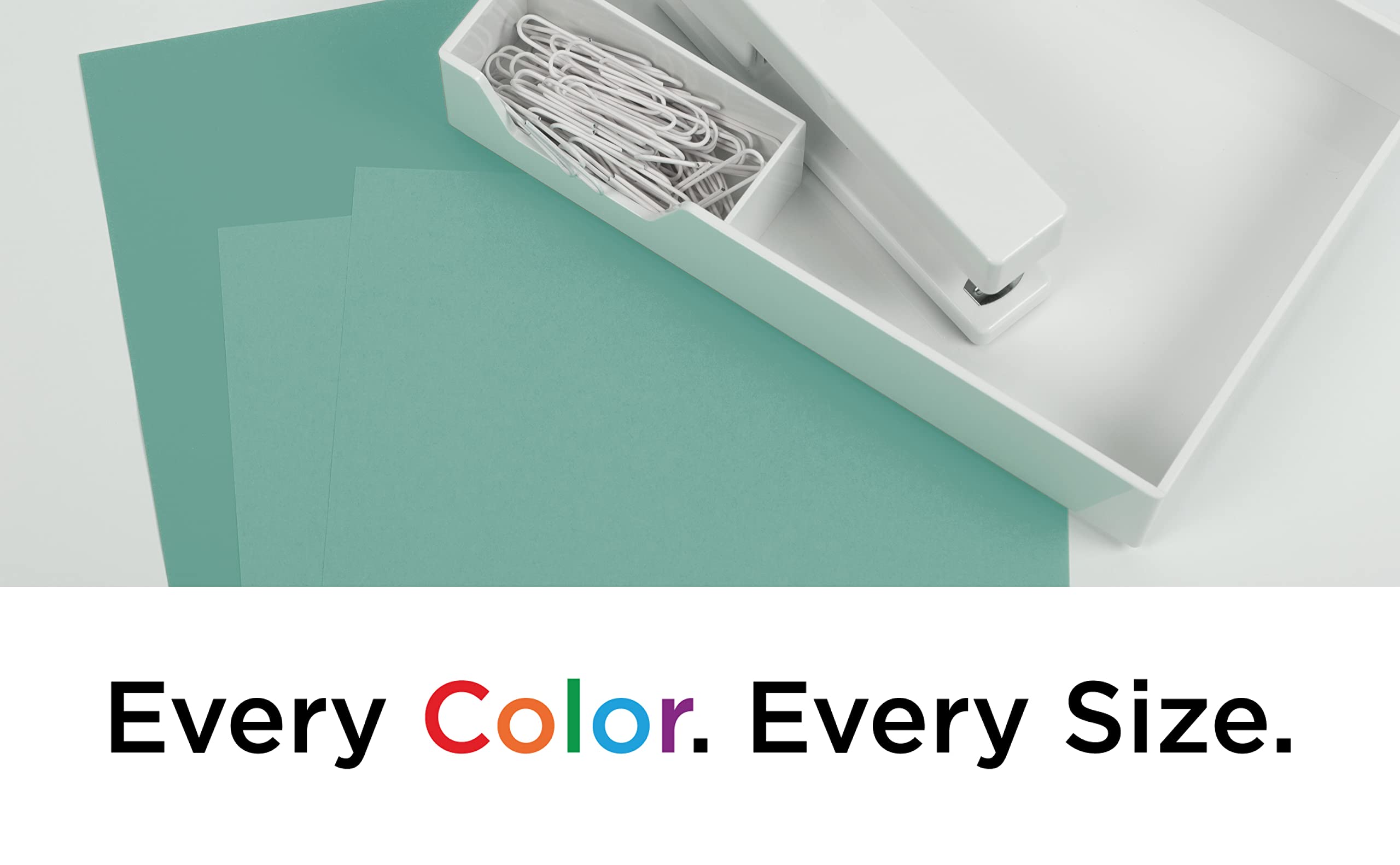 JAM PAPER Matte 28lb Premium Paper - 105 GSM, 8.5 x 11 Inches, Aqua Blue - 50 Sheets per Pack - Perfect for Resumes, Flyers, Brochures & Office Documents